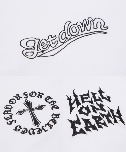 improves(インプローブス)の「天竺 ロゴ刺しゅう 半袖Tシャツ(Tシャツ/カットソー・メンズ・ブラウン/ブラック/ホワイト・MEDIUM/LARGE)」の15枚目の写真