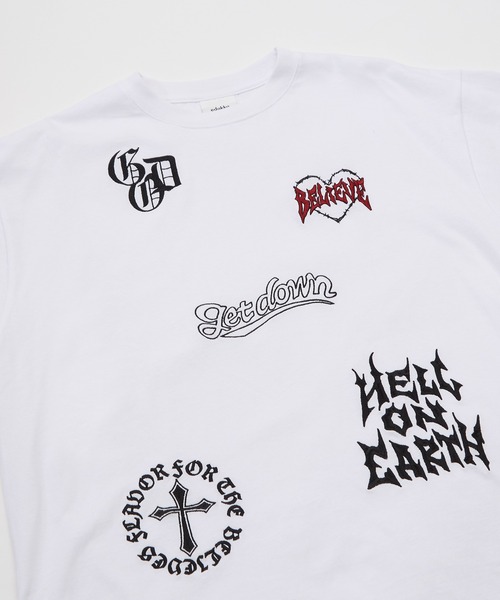improves(インプローブス)の「天竺 ロゴ刺しゅう 半袖Tシャツ(Tシャツ/カットソー・メンズ・ブラウン/ブラック/ホワイト・MEDIUM/LARGE)」の16枚目の写真