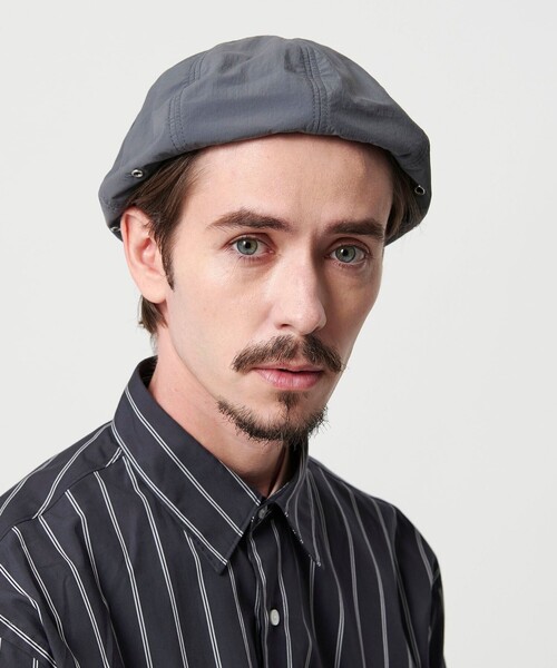 halo commodity(ハロ コモディティー)の「<halo commodity>ソルト パス ベレー帽(ハンチング/ベレー帽・メンズ・ダークグレー/ブラック・FREE)」の2枚目の写真