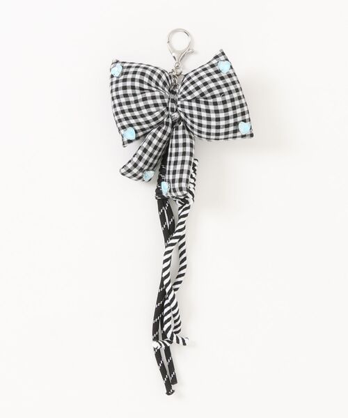 セール】チェックリボンバッグチャーム（キーホルダー）｜HOOK（フック