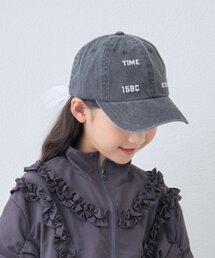 CIAOPANIC TYPY | 【KIDS】コットンレース紐ピグメント加工TIMEロゴCAP(ハット)