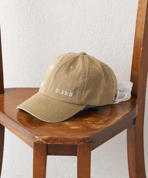 CIAOPANIC TYPY(チャオパニックティピー)の「【KIDS】コットンレース紐ピグメント加工TIMEロゴCAP(ハット・キッズ・チャコールグレー/グリーン/ベージュ・ONE SIZE)」の21枚目の写真