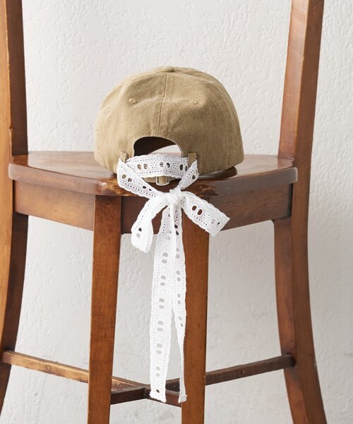 CIAOPANIC TYPY(チャオパニックティピー)の「【KIDS】コットンレース紐ピグメント加工TIMEロゴCAP(ハット・キッズ・チャコールグレー/グリーン/ベージュ・ONE SIZE)」の20枚目の写真