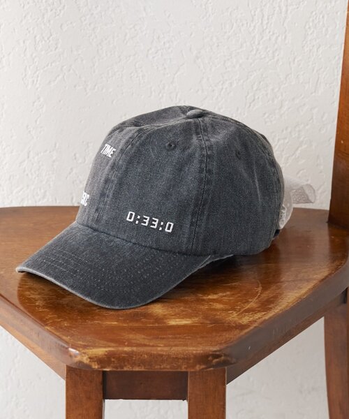 CIAOPANIC TYPY(チャオパニックティピー)の「【KIDS】コットンレース紐ピグメント加工TIMEロゴCAP(ハット・キッズ・チャコールグレー/グリーン/ベージュ・ONE SIZE)」の18枚目の写真