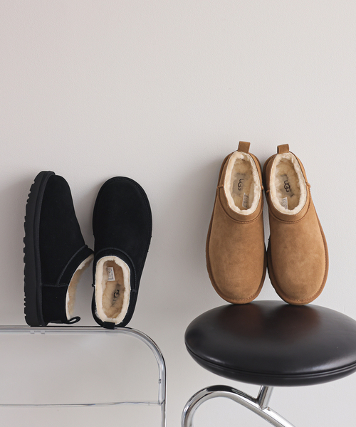 UGG（アグ）の「UGG/アグ W CLASSIC MICRO 1173891（その他シューズ・レディース・ブラック/キャメル・23cm/24cm/25cm）」の17枚目の写真