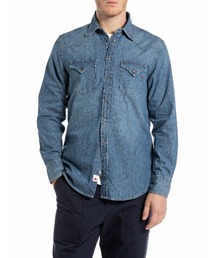 REPLAY | ウエスタンデニムシャツ(シャツ/ブラウス)