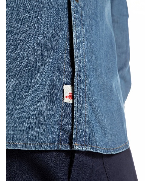 REPLAY（リプレイ）の「ウエスタンデニムシャツ（シャツ/ブラウス・メンズ・ブルー・LARGE/MEDIUM/SMALL）」の4枚目の写真