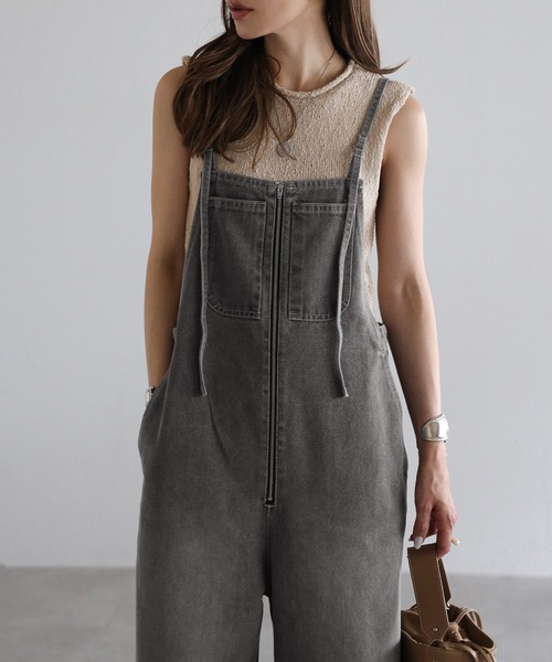 Bonjour Sagan（ボンジュールサガン）の「オーバーオール（サロペット/オーバーオール・レディース・ブルー・FREE）」の3枚目の写真