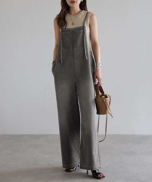 Bonjour Sagan（ボンジュールサガン）の「オーバーオール（サロペット/オーバーオール・レディース・ブルー・FREE）」の4枚目の写真