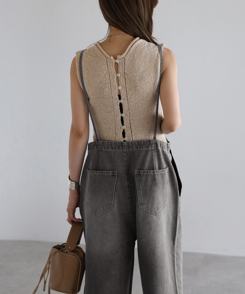 Bonjour Sagan（ボンジュールサガン）の「オーバーオール（サロペット/オーバーオール・レディース・ブルー・FREE）」の7枚目の写真