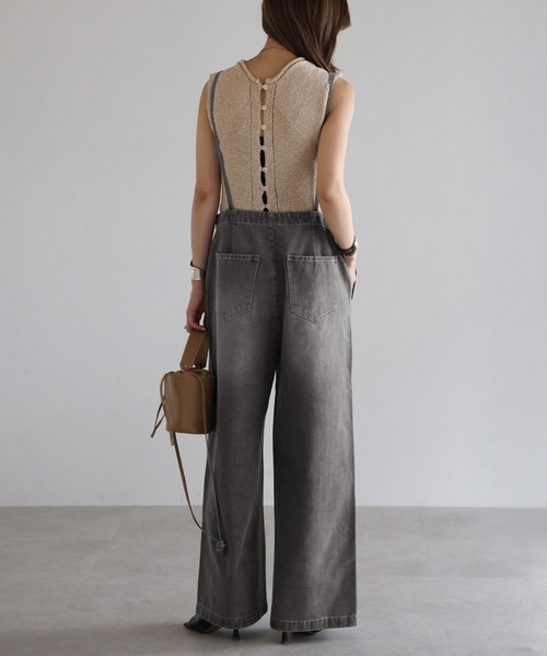 Bonjour Sagan（ボンジュールサガン）の「オーバーオール（サロペット/オーバーオール・レディース・ブルー・FREE）」の8枚目の写真