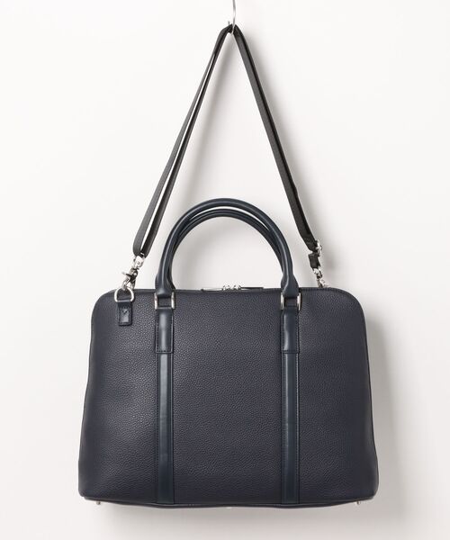 TAKA-Q（タカキュー）の「【2WAY A4対応】タカキュー シュリンク型押し ブリーフバッグ（ビジネスバッグ・メンズ・ブラック/ネイビー・FREE）」の4枚目の写真