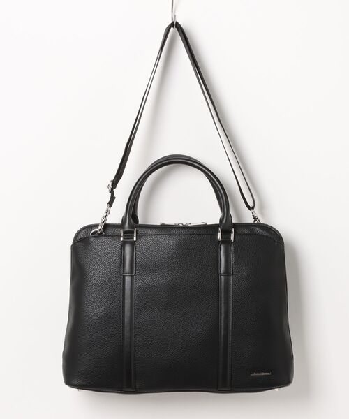 TAKA-Q（タカキュー）の「【2WAY A4対応】タカキュー シュリンク型押し ブリーフバッグ（ビジネスバッグ・メンズ・ブラック/ネイビー・FREE）」の15枚目の写真