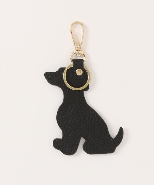 andrea cardone（アンドレアカルドネ）の「【ANDREA CARDONE】イヌ型レザーキーチャーム(Q57901)（キーホルダー・レディース・ブラック系その他/ブラック系その他2・ALL）」の3枚目の写真