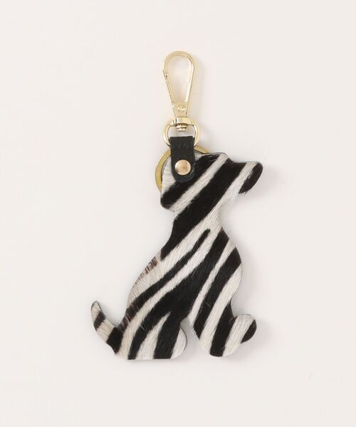 andrea cardone（アンドレアカルドネ）の「【ANDREA CARDONE】イヌ型レザーキーチャーム(Q57901)（キーホルダー・レディース・ブラック系その他/ブラック系その他2・ALL）」の4枚目の写真