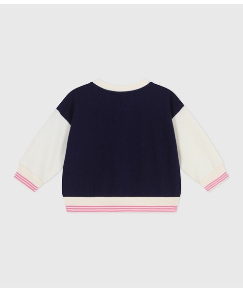 PETIT BATEAU（プチバトー）の「ブルゾン（ブルゾン・キッズ・ホワイト×ブルー・18MONTH/12MONTH/24MONTH/36MONTH）」の7枚目の写真