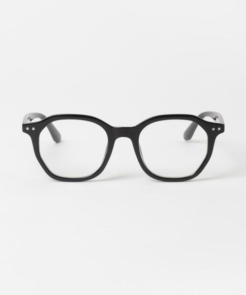 SMELLY（スメリー）の「オクタゴンフレームダテメガネ（メガネ・レディース・オリーブ/ブラック/ブラウン系その他・-）」の10枚目の写真