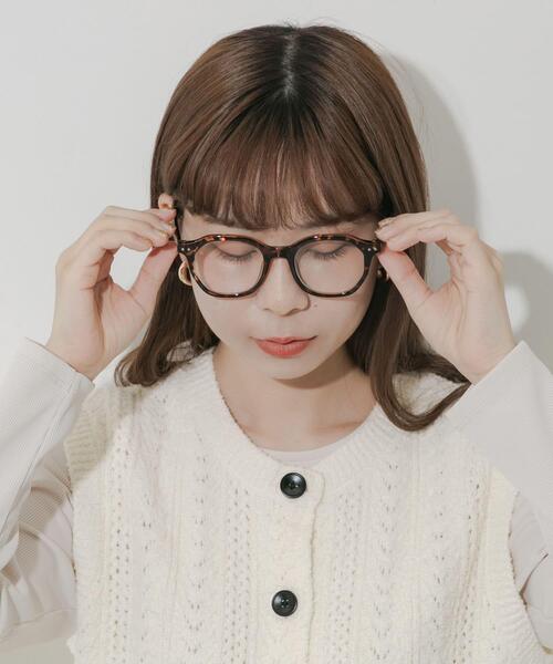 SMELLY（スメリー）の「オクタゴンフレームダテメガネ（メガネ・レディース・オリーブ/ブラック/ブラウン系その他・-）」の15枚目の写真