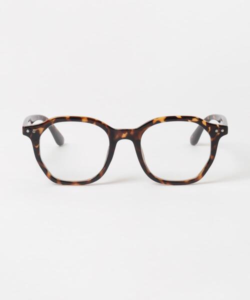 SMELLY（スメリー）の「オクタゴンフレームダテメガネ（メガネ・レディース・オリーブ/ブラック/ブラウン系その他・-）」の19枚目の写真