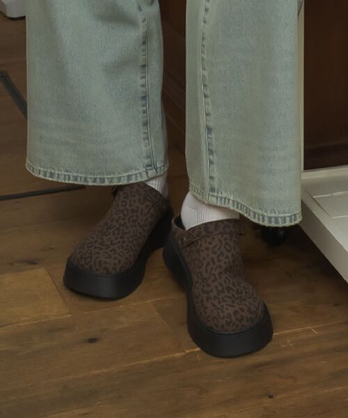RETRO GIRL（レトロガール）の「2WAYサボ（その他シューズ・レディース・ブラック/レオパード・MEDIUM/LARGE）」の2枚目の写真