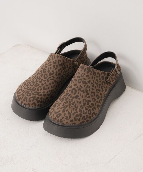 RETRO GIRL（レトロガール）の「2WAYサボ（その他シューズ・レディース・ブラック/レオパード・MEDIUM/LARGE）」の4枚目の写真