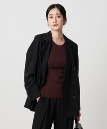 新品 ユナイテッドアローズ ジャケット ダブル ブラック 36 UNITED ARROWS｜ユナイテッドアローズのテーラードジャケット