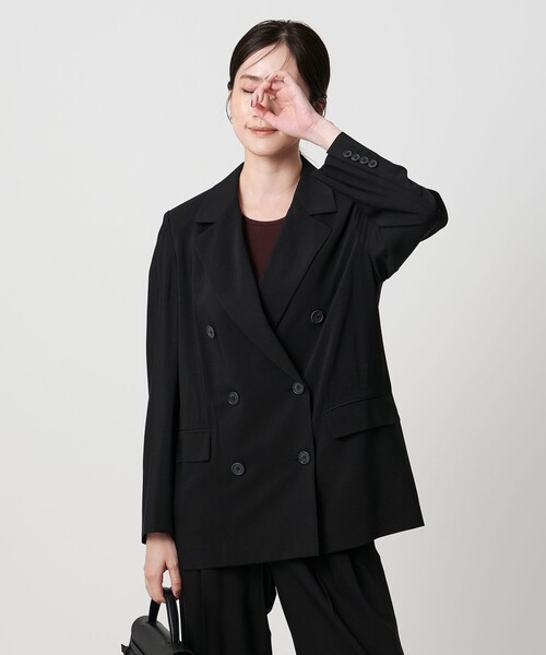 UNITED ARROWS(ユナイテッドアローズ)の「NALYA ダブルボタン ジャケット(テーラードジャケット・レディース・ブラック・38/36)」の3枚目の写真