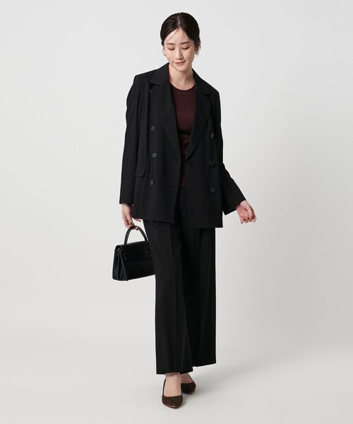 UNITED ARROWS(ユナイテッドアローズ)の「NALYA ダブルボタン ジャケット(テーラードジャケット・レディース・ブラック・38/36)」の4枚目の写真