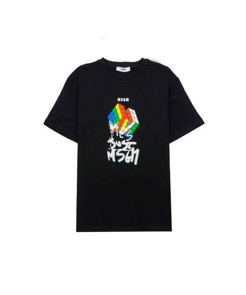 セール】MSGM M CUBE グラフィックTシャツ（Tシャツ/カットソー