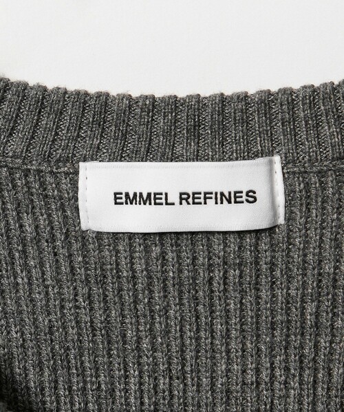 EMMEL REFINES（エメルリファインズ）の「＜EMMEL REFINES＞EM HW ケープボタン 3WAY ニット（ニット/セーター・レディース・ネイビー/グレー・FREE）」の21枚目の写真