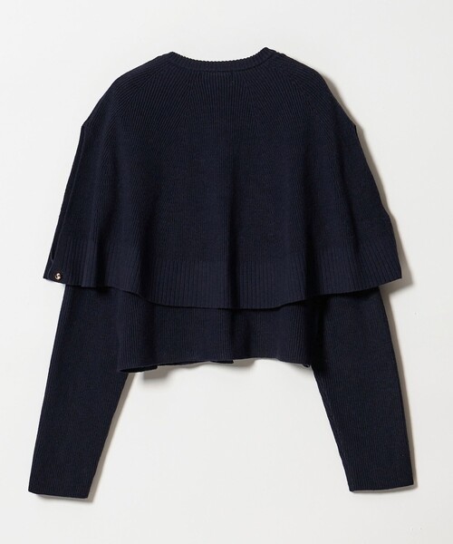 PERVERZE ニット　3WAYニット EMMEL REFINES＞EM HW ケープボタン 3WAY ニット（ニット/セーター