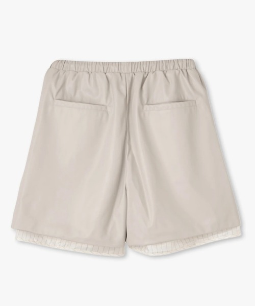 ANNA SUI NYC（アナ スイ エヌ ワイ シー）の「ANNA SUI NYC/アナ スイ エヌワイシー/PUレザーハーフパンツ（その他パンツ・レディース・ブラック/ホワイト・F）」の10枚目の写真