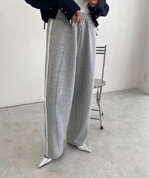 ECLAM(クラム)の「フリンジラインポンチパンツ(その他パンツ・レディース・ライトグレー・L/M)」の18枚目の写真