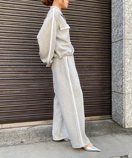 ECLAM(クラム)の「フリンジラインポンチパンツ(その他パンツ・レディース・ライトグレー・L/M)」の20枚目の写真