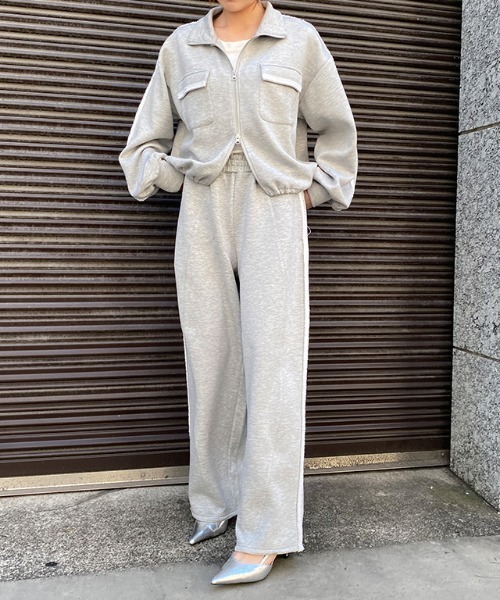 ECLAM(クラム)の「フリンジラインポンチパンツ(その他パンツ・レディース・ライトグレー・L/M)」の21枚目の写真