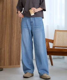 THE CRAFT CREW PRODUCTS（ザクラフトクループロダクツ）の「【サステナブル】クイックドライ ワイドストレートデニムパンツ【THE CRAFT CREW PRODUCTS】（デニムパンツ）」