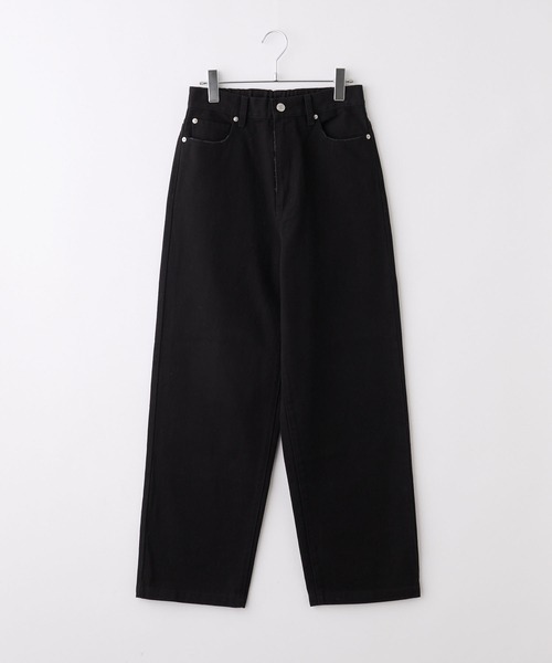 THE CRAFT CREW PRODUCTS(ザクラフトクループロダクツ)の「【サステナブル】クイックドライ ワイドストレートデニムパンツ【THE CRAFT CREW PRODUCTS】(デニムパンツ・レディース・ブラック系/インディゴブルー/ブラック/ブルー/ワンウォッシュ/アイボリー/ブラウン/サックスブルー・L/M/S)」の14枚目の写真