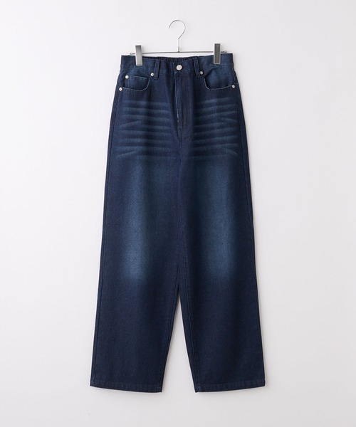 THE CRAFT CREW PRODUCTS(ザクラフトクループロダクツ)の「【サステナブル】クイックドライ ワイドストレートデニムパンツ【THE CRAFT CREW PRODUCTS】(デニムパンツ・レディース・ブラック系/インディゴブルー/ブラック/ブルー/ワンウォッシュ/アイボリー/ブラウン/サックスブルー・L/M/S)」の16枚目の写真