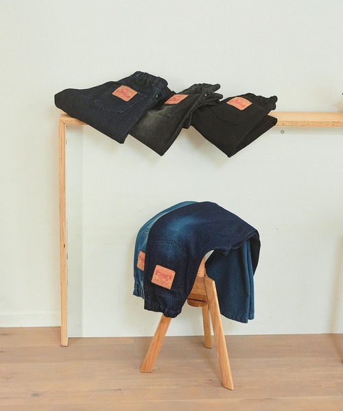THE CRAFT CREW PRODUCTS(ザクラフトクループロダクツ)の「【サステナブル】クイックドライ ワイドストレートデニムパンツ【THE CRAFT CREW PRODUCTS】(デニムパンツ・レディース・ブラック系/インディゴブルー/ブラック/ブルー/ワンウォッシュ/アイボリー/ブラウン/サックスブルー・L/M/S)」の10枚目の写真