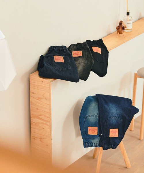 THE CRAFT CREW PRODUCTS(ザクラフトクループロダクツ)の「【サステナブル】クイックドライ ワイドストレートデニムパンツ【THE CRAFT CREW PRODUCTS】(デニムパンツ・レディース・ブラック系/インディゴブルー/ブラック/ブルー/ワンウォッシュ/アイボリー/ブラウン/サックスブルー・L/M/S)」の11枚目の写真