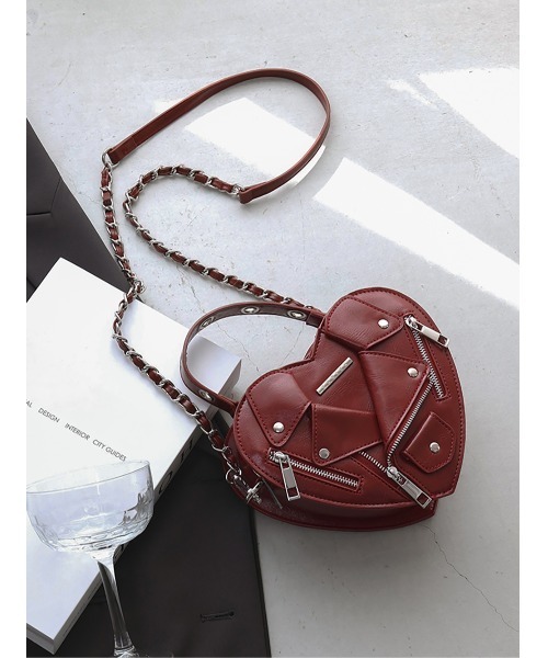 Darich ダーリッチ ハートモチーフミニバッグ レッド Darich - 新品未開封 ダーリッチ Darich ハートモチーフミニ