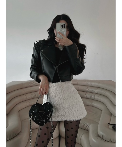 Darich（ダーリッチ）の「ライダースライクハートミニバッグ