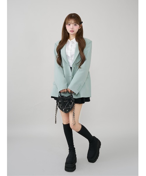 【ラスト1点】Darich ダーリッチ ライダースライクハートミニバッグ ライダースライクハートミニバッグ（ショルダーバッグ）｜Darich