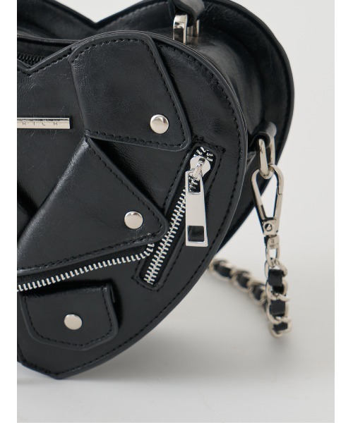 Darich ライダースライクハートミニバッグ ライダースライクハートミニバッグ（ショルダーバッグ）｜Darich