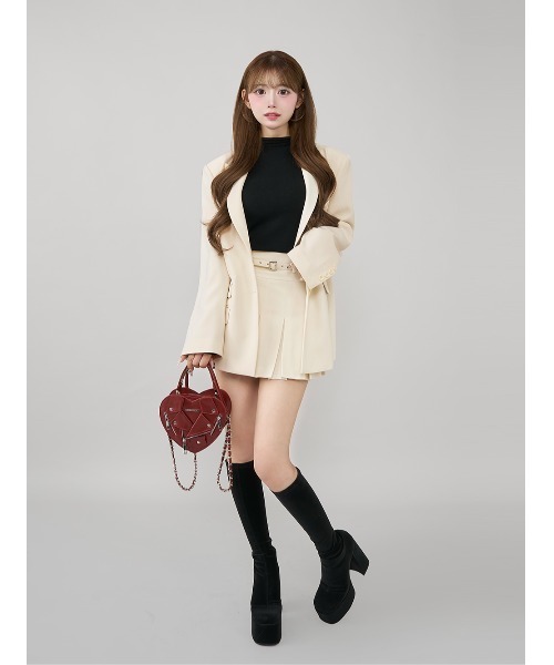 ライダースライクハートミニバッグ（ショルダーバッグ）｜Darich