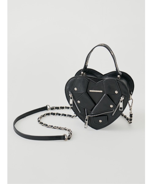 ライダースライクハートミニバッグ（ショルダーバッグ）｜Darich