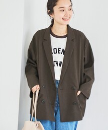 coen(コーエン)のウールライクWブレストジャケット(テーラードジャケット)