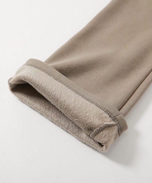 devirock（デビロック）の「RICH WARM 裏シャギー えらべる無地&花柄 セミフレアパンツ　裏起毛（その他パンツ・キッズ・ベージュ系/ピンク系/ブルー系/ブラック系/ブラック/アイボリー系・100cm/110cm/120cm/130cm/140cm/150cm/160cm）」の16枚目の写真