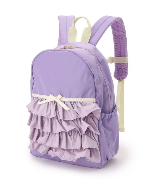 SHOO・LA・RUE（シューラルー）の「フリルリュック（バックパック/リュック・キッズ・サックスブルー/パープル・00）」の2枚目の写真
