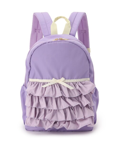 SHOO・LA・RUE（シューラルー）の「フリルリュック（バックパック/リュック・キッズ・サックスブルー/パープル・00）」の4枚目の写真